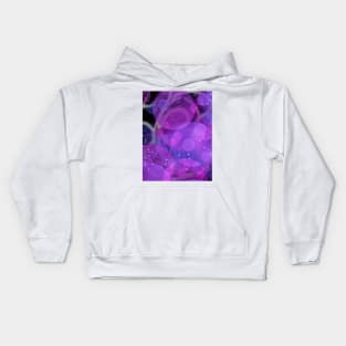 Purple Bubbles Kids Hoodie